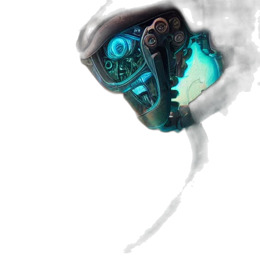 mask, robot, weapon, staff transparent PNG cut-out