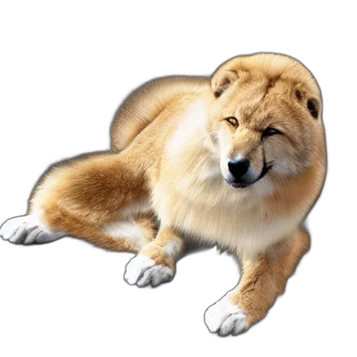 animal, staff, creature, face, photorealistic, 3d render, concept art, oil painting transparent PNG cut-out