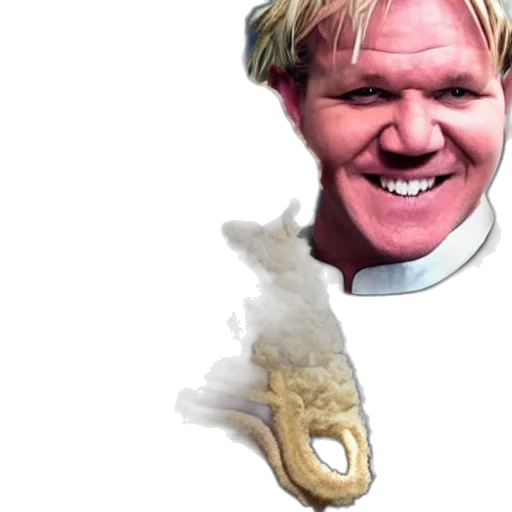 mask, face, staff, creature, photorealistic, chef, gordon, ramsay transparent PNG cut-out