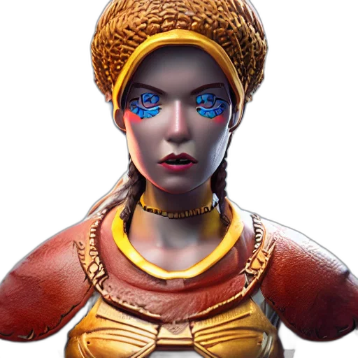 face, mask, crown, staff transparent PNG cut-out