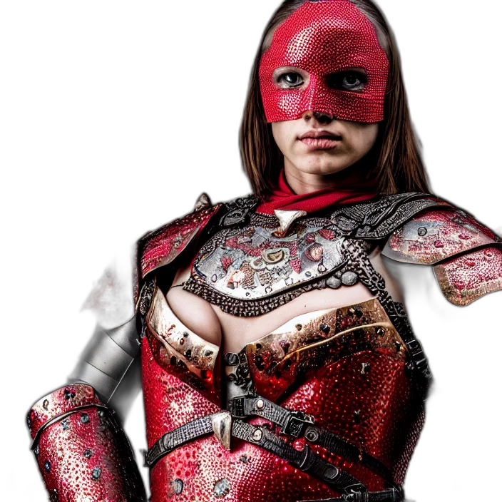 mask, face, comic book art, concept art transparent PNG cut-out