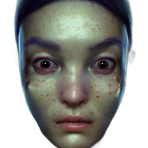 face, mask, creature, robot transparent PNG cut-out