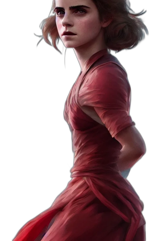 dress, face, staff, hair, concept art, photorealistic, fantasy art, comic book art transparent PNG cut-out