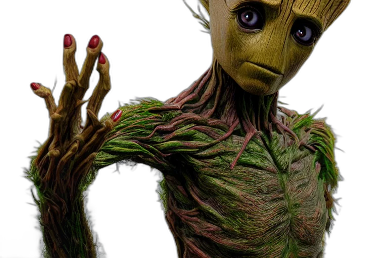 creature, concept art, 3d render, taxidermist transparent PNG cut-out