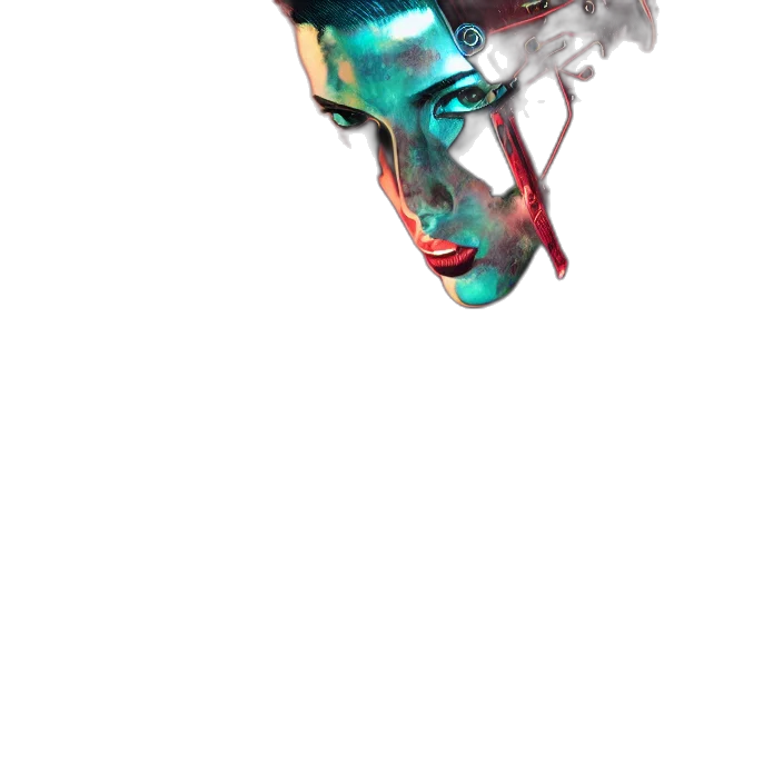 mask, face, crown, robot transparent PNG cut-out