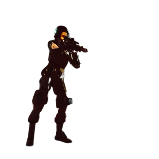 weapon, robot, staff, concept art transparent PNG cut-out