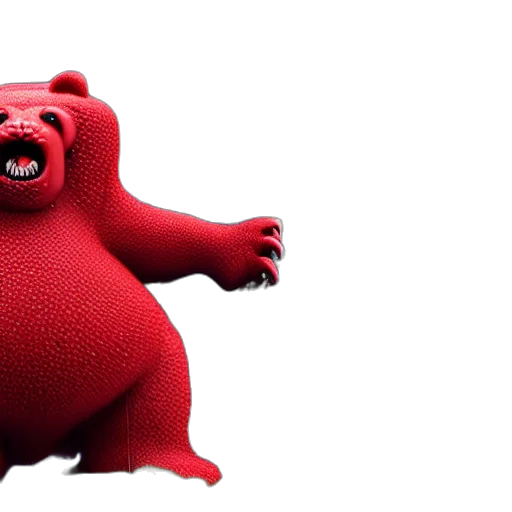 3d render, concept art, oversized, sweet transparent PNG cut-out
