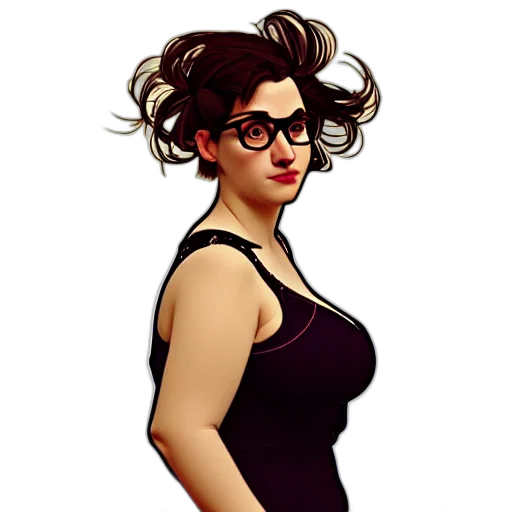 dress, cartoon, comic book art, pixel art transparent PNG cut-out