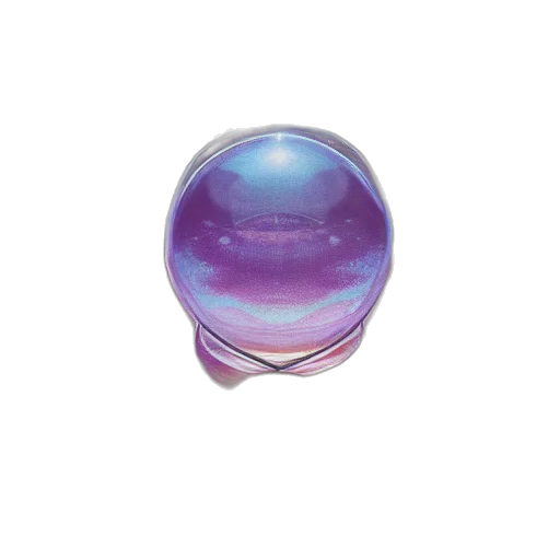 jewelry, bottle, crown, hair, vaporwave, 3d render, outer space, music transparent PNG cut-out