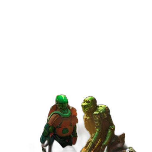 creature, robot, animal, mask, concept art, 3d render, pixel art, comic book art transparent PNG cut-out