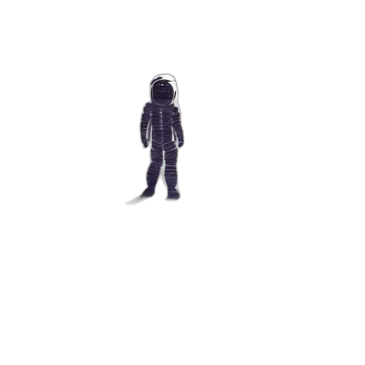 robot, creature, jacket, staff transparent PNG cut-out