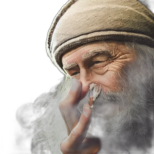 face, hat, photorealistic, concept art, oil painting, fantasy art, old, man transparent PNG cut-out