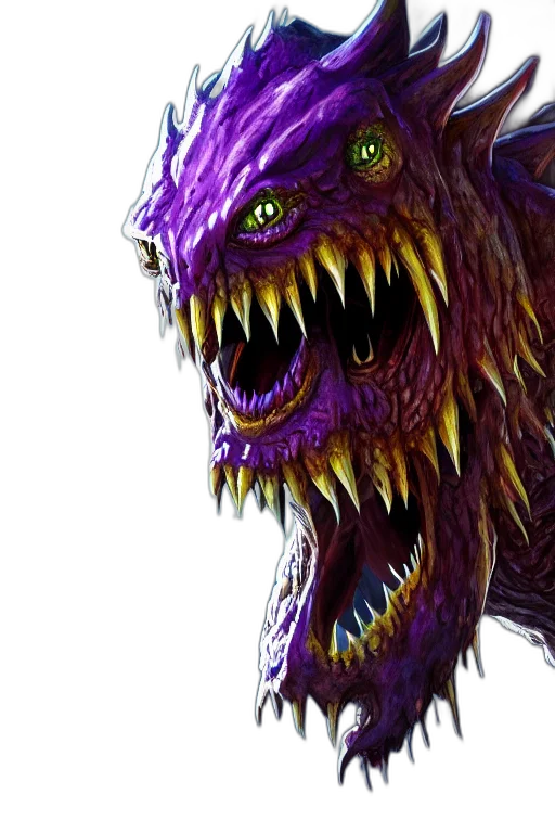 creature, dragon, animal, face, fantasy art, concept art, comic book art, photorealistic transparent PNG cut-out