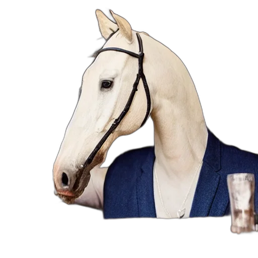 animal, jacket, hat, staff transparent PNG cut-out