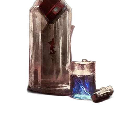bottle, weapon, robot, crown transparent PNG cut-out