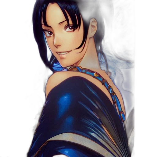 face, dragon, staff, dress transparent PNG cut-out