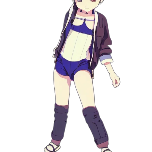 jacket, dress, staff, robot transparent PNG cut-out