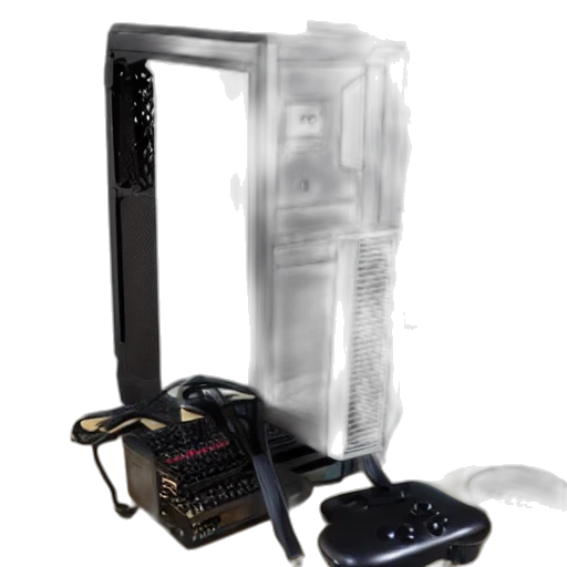 robot, 3d render, cyberpunk, gaming transparent PNG cut-out