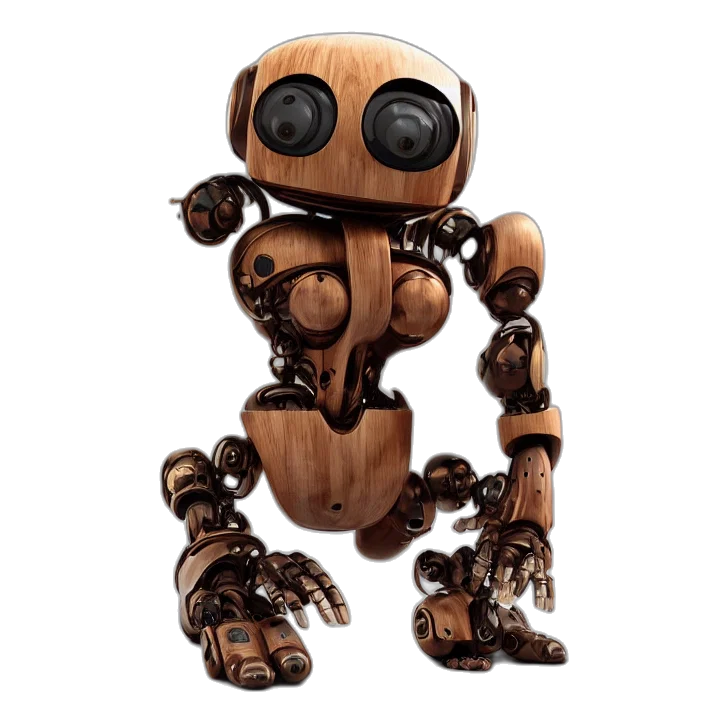 robot, creature, concept art, 3d render transparent PNG cut-out