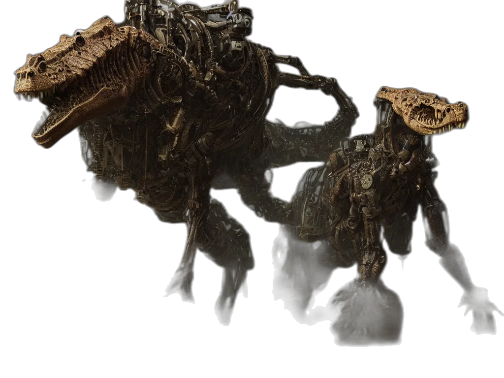 robot, creature, dragon, animal transparent PNG cut-out
