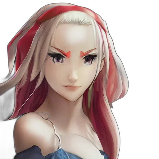 fantasy art, anime, concept art, photorealistic transparent PNG cut-out