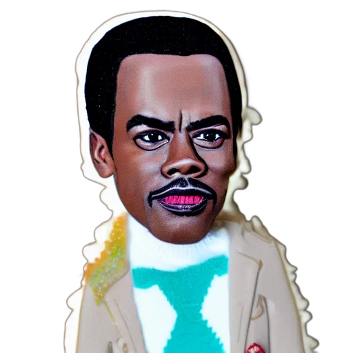 jacket, cartoon, concept art, photorealistic, comic book art, miniature, chris, rock transparent PNG cut-out