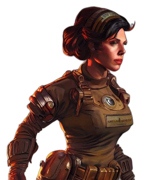 concept art, comic book art, fantasy art, cyberpunk, outer space, earth tones, golden, dark transparent PNG cut-out