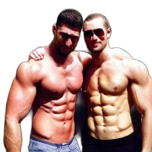 photorealistic, 3d render, buff, guy transparent PNG cut-out