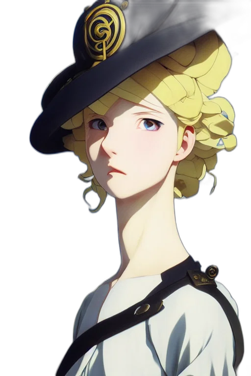 hat, staff, crown, face transparent PNG cut-out