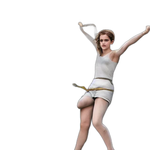 dress, staff, 3d render, concept art, fantasy art, emma, watson, full transparent PNG cut-out