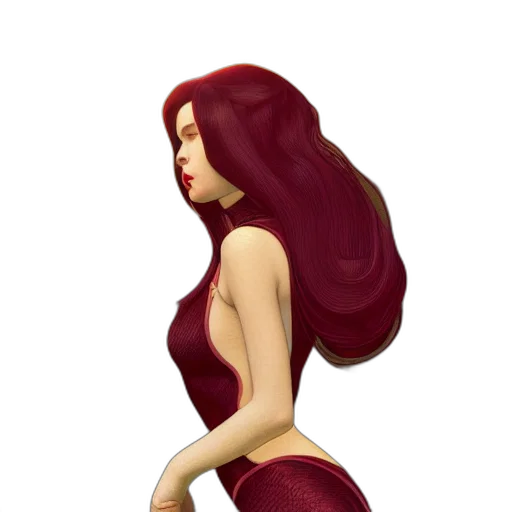 dress, concept art, 3d render, fantasy art transparent PNG cut-out