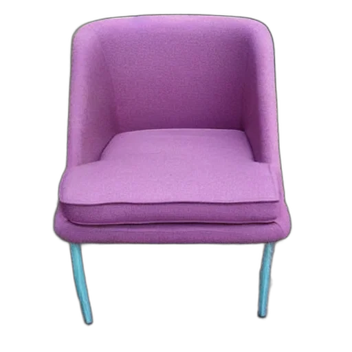 furniture, 3d render, pastel, colorful, ugly, sale, facebook transparent PNG cut-out