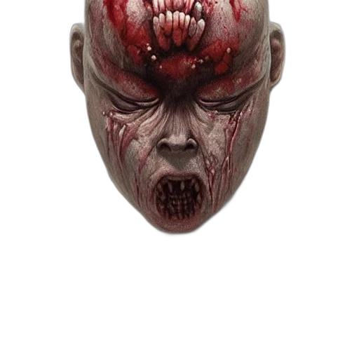 mask, face, creature, photorealistic, concept art, 3d render, fantasy art, naraka transparent PNG cut-out