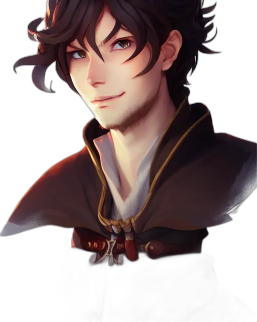 staff, face, dragon, fantasy art, anime, concept art, watercolor, dark transparent PNG cut-out