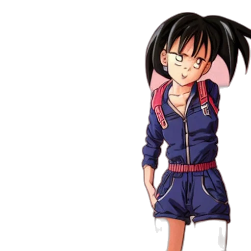 jacket, dress, anime, concept art transparent PNG cut-out