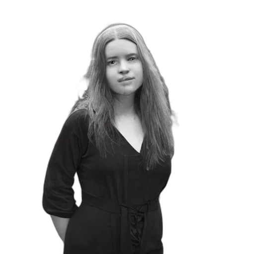 dress, staff, face, hat transparent PNG cut-out