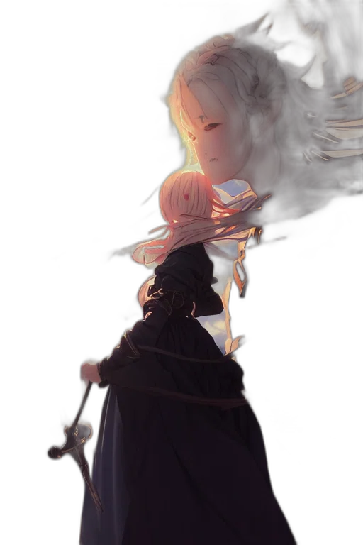 sword, weapon, dragon, staff transparent PNG cut-out