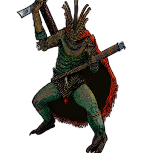 dragon, staff, creature, weapon transparent PNG cut-out