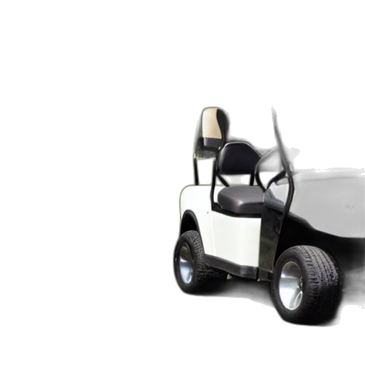 car, robot, 3d render, concept art, photorealistic, scene, golf, cart transparent PNG cut-out