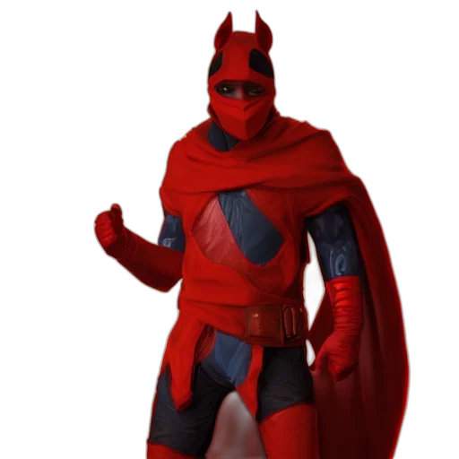 mask, concept art, 3d render, comic book art transparent PNG cut-out
