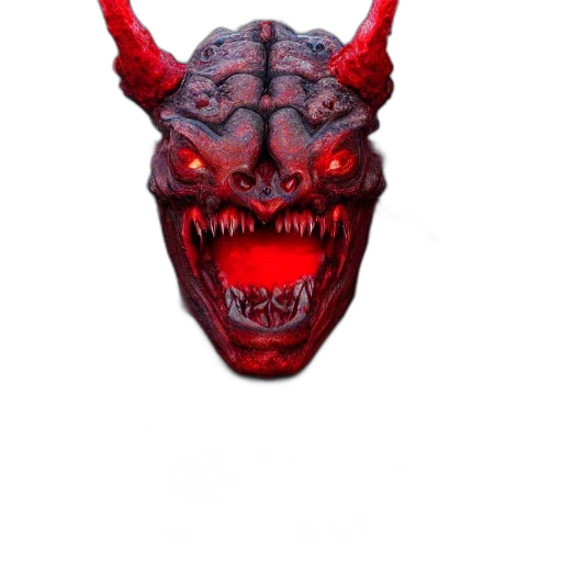 mask, dragon, creature, face, 3d render, concept art, photorealistic, fantasy art transparent PNG cut-out