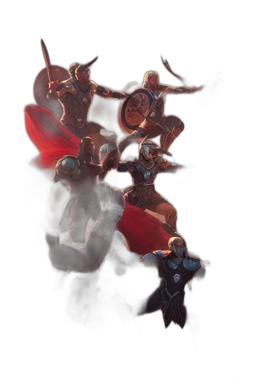sword, staff, weapon, crown, concept art, comic book art, fantasy art, 3d render transparent PNG cut-out
