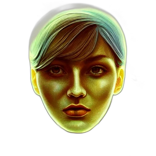 face, mask, jewelry, staff transparent PNG cut-out