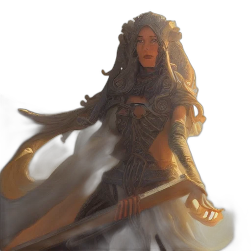 sword, staff, crown, dragon transparent PNG cut-out