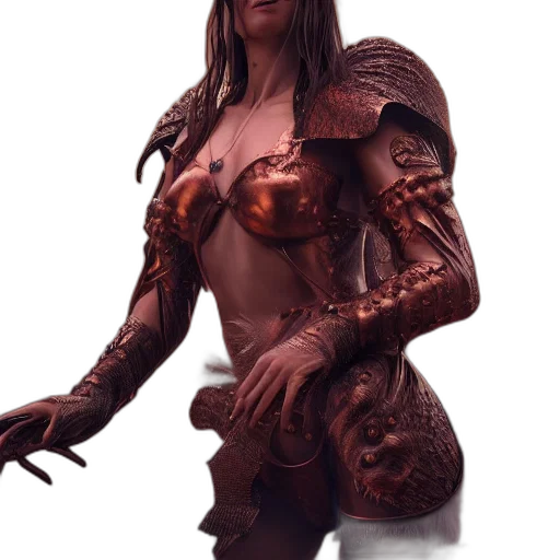creature, dress, concept art, fantasy art transparent PNG cut-out