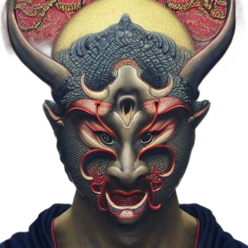 mask, face, crown, dragon transparent PNG cut-out
