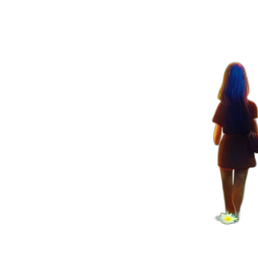 dress, hair, jacket, robot transparent PNG cut-out