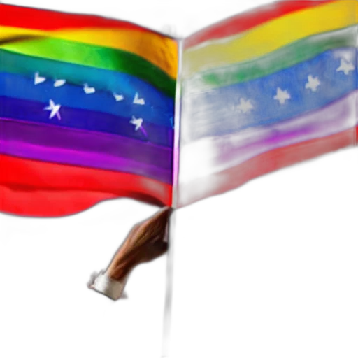 stunning, photo, donald, trump, waving, lgbtq, rainbow, pride transparent PNG cut-out