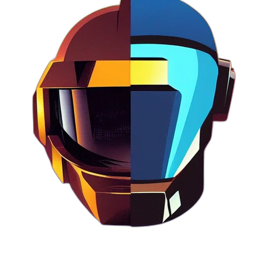 robot, mask, face, 3d render transparent PNG cut-out