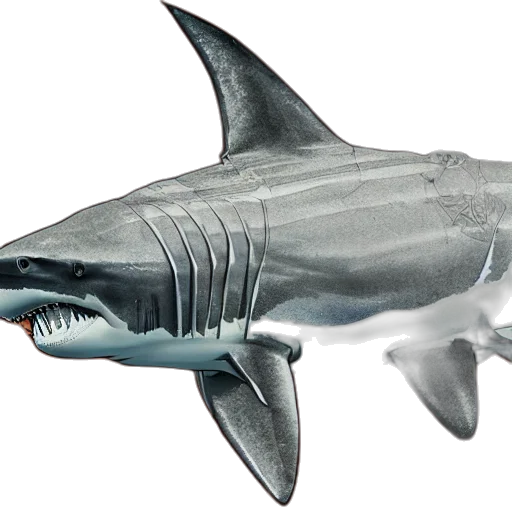 animal, creature, weapon, 3d render, photorealistic, concept art, great, white transparent PNG cut-out